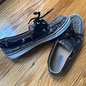 Sperry Leopard Flats